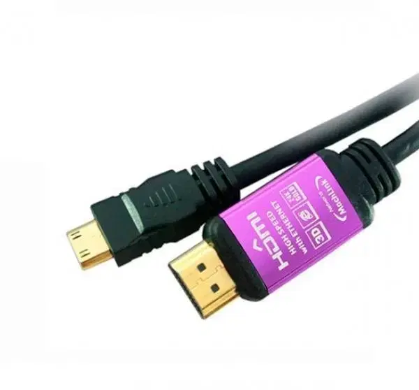 양방향 HDMI to 미니HDMI 메탈 케이블 3m